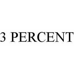 3 PERCENT