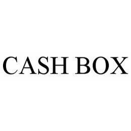 CASH BOX