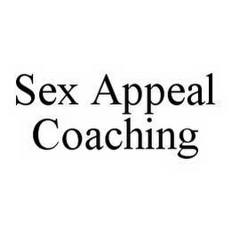 SEX APPEAL COACHING