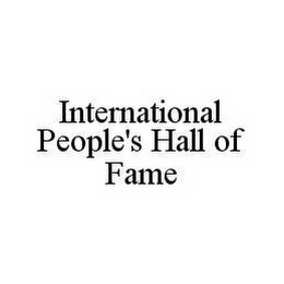 INTERNATIONAL PEOPLE'S HALL OF FAME