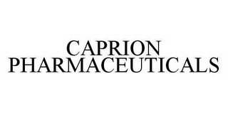 CAPRION PHARMACEUTICALS