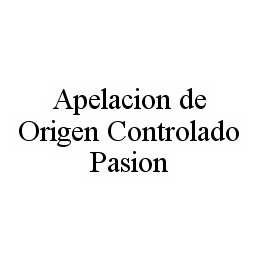 APELACION DE ORIGEN CONTROLADO PASION