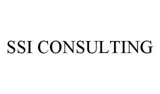 SSI CONSULTING