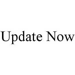 UPDATE NOW