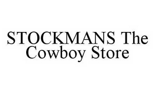 STOCKMANS THE COWBOY STORE