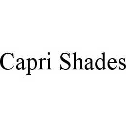 CAPRI SHADES