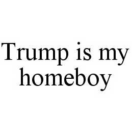 TRUMP IS MY HOMEBOY