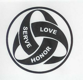 LOVE, HONOR, SERVE.