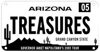 ARIZONA TREASURES 05 GRAND CANYON STATE GOVERNOR JANET NAPOLITANO'S 2005 TOUR