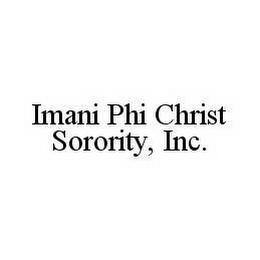 IMANI PHI CHRIST SORORITY, INC.