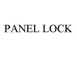 PANEL LOCK