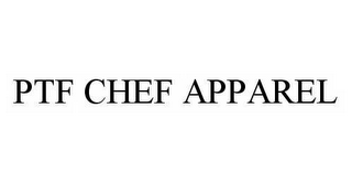 PTF CHEF APPAREL