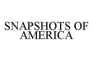 SNAPSHOTS OF AMERICA