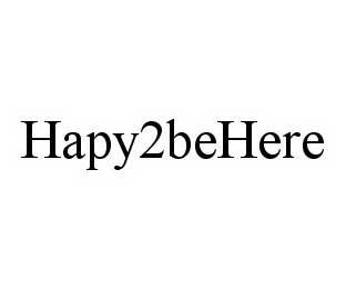 HAPY2BEHERE