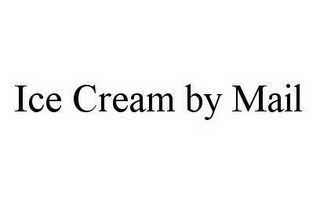 ICE CREAM BY MAIL