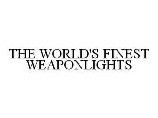 THE WORLD'S FINEST WEAPONLIGHTS