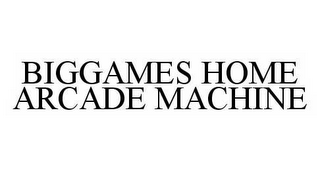 BIGGAMES HOME ARCADE MACHINE