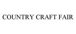 COUNTRY CRAFT FAIR