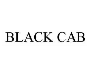 BLACK CAB