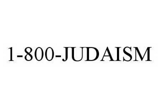 1-800-JUDAISM