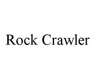 ROCK CRAWLER