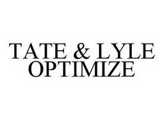 TATE & LYLE OPTIMIZE