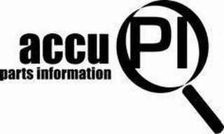 ACCU PI PARTS INFORMATION