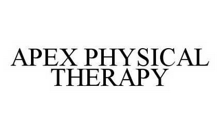 APEX PHYSICAL THERAPY