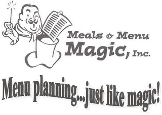 MEALS & MENU MAGIC, INC. MENU PLANNING...JUST LIKE MAGIC!