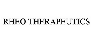 RHEO THERAPEUTICS