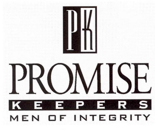 PK PROMISE KEEPERS MEN OF INTEGRITY