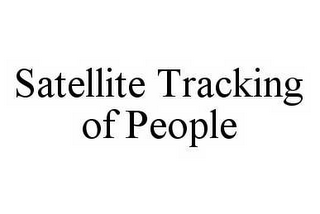 SATELLITE TRACKING OF PEOPLE