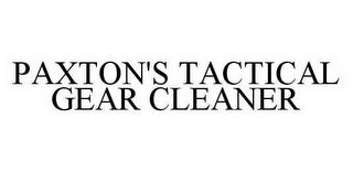 PAXTON'S TACTICAL GEAR CLEANER