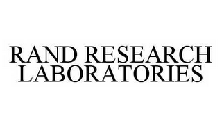 RAND RESEARCH LABORATORIES