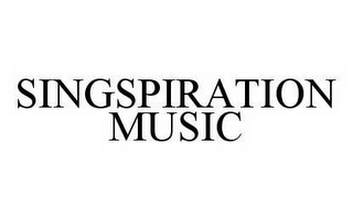 SINGSPIRATION MUSIC