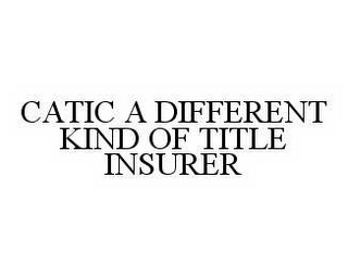 CATIC A DIFFERENT KIND OF TITLE INSURER