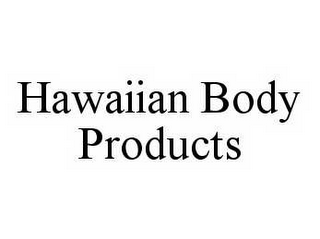 HAWAIIAN BODY PRODUCTS