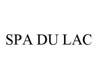 SPA DU LAC