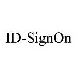 ID-SIGNON