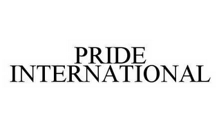 PRIDE INTERNATIONAL