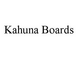 KAHUNA BOARDS