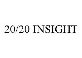 20/20 INSIGHT