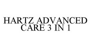 HARTZ ADVANCED CARE 3 IN 1