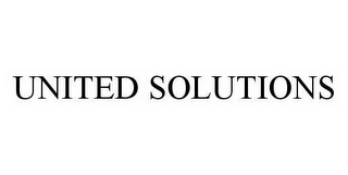 UNITED SOLUTIONS