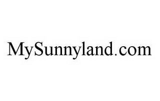 MYSUNNYLAND.COM