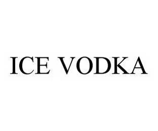 ICE VODKA