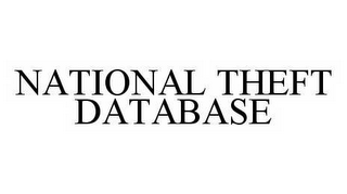 NATIONAL THEFT DATABASE