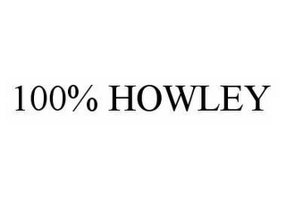 100% HOWLEY