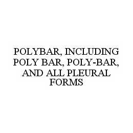 POLYBAR, INCLUDING POLY BAR, POLY-BAR, AND ALL PLEURAL FORMS