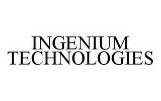 INGENIUM TECHNOLOGIES